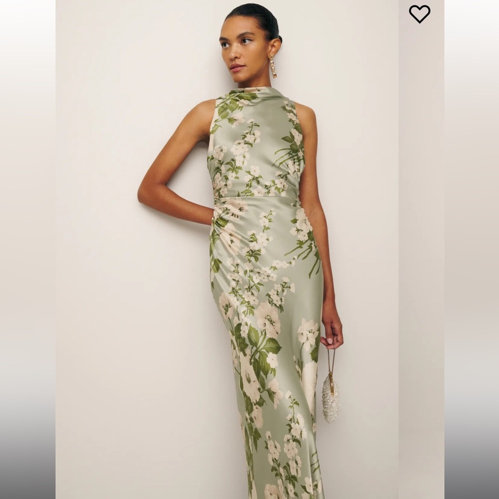 Reformation Anaiis Silk Dress